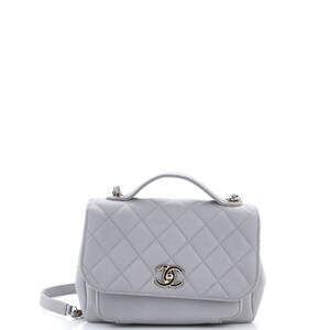 Chanel Small Business Affinity Flap Bag Quilted Caviar